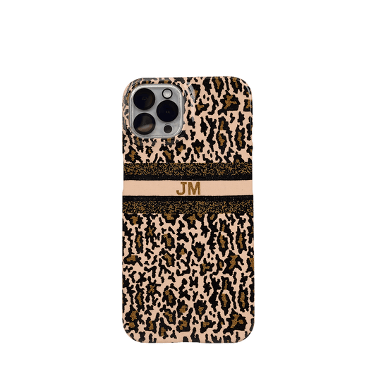 Leopard Beaded Phone Case_