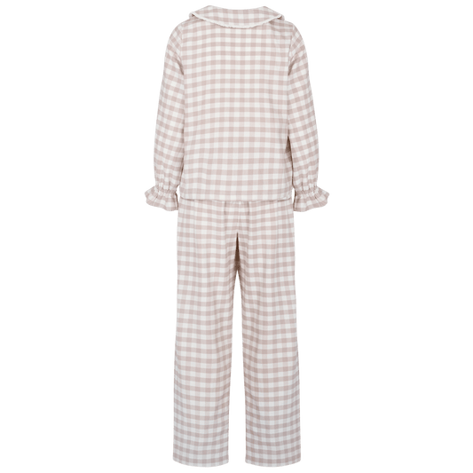 Lily and Bean Pyjama - Gingham Sleep Tight Brushed Cotton_