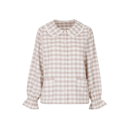 Lily and Bean Pyjama - Gingham Sleep Tight Brushed Cotton_