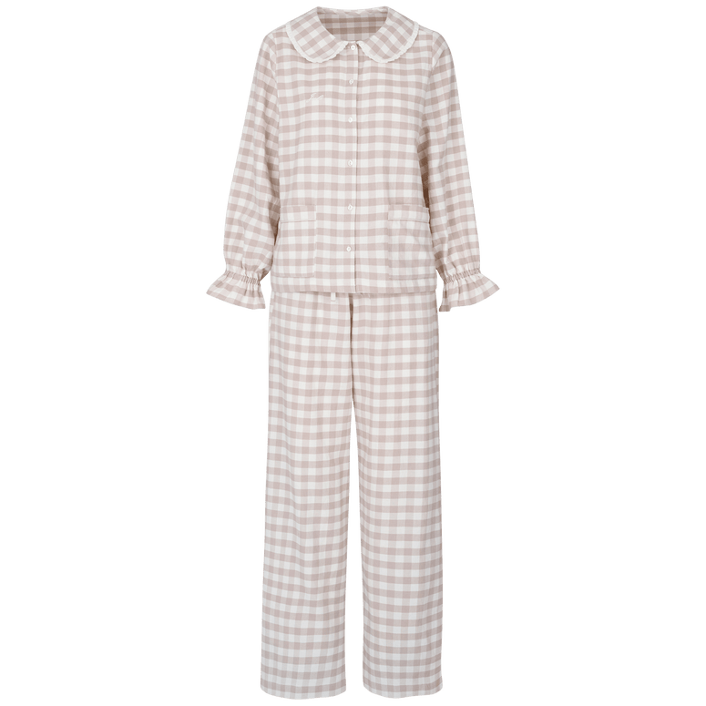 Lily and Bean Pyjama - Gingham Sleep Tight Brushed Cotton_