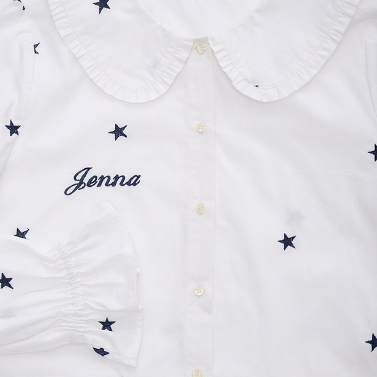 Lily and Bean Pyjama - Sleep Tight Cotton Navy Stars_