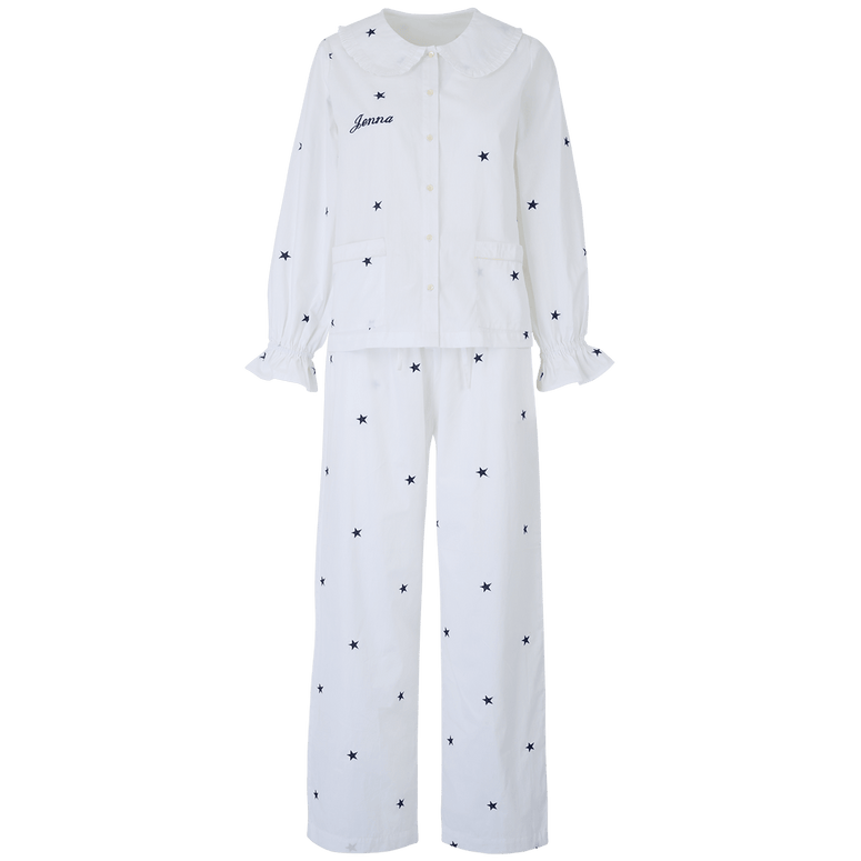 Lily and Bean Pyjama - Sleep Tight Cotton Navy Stars_