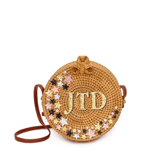 Mabel Rattan Pinks and Golds Bag_bags