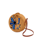 Mabel Rattan Round Bag - Bee_