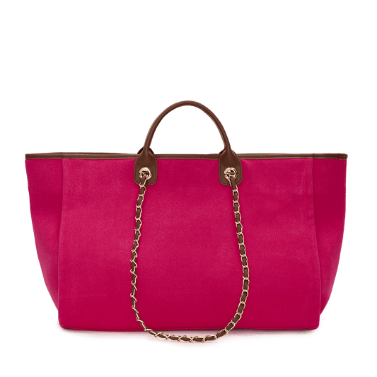 Magenta Velvet Bag Jumbo_