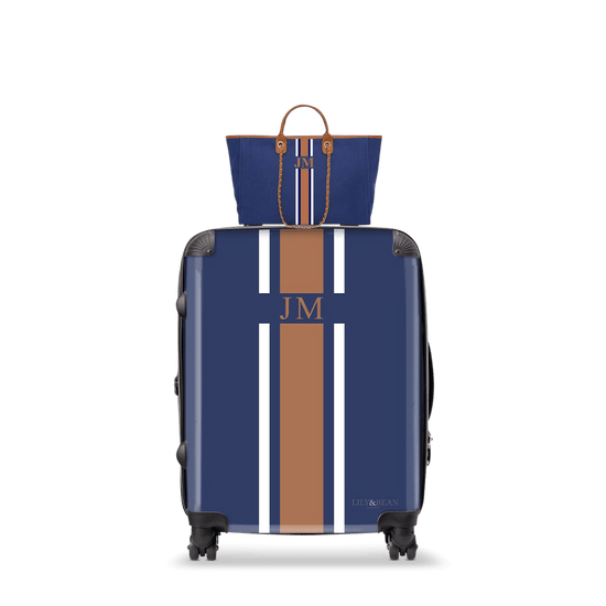 Midnight Navy Duo Luggage Set_bags