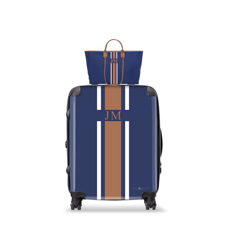 Midnight Navy Duo Luggage Set_bags