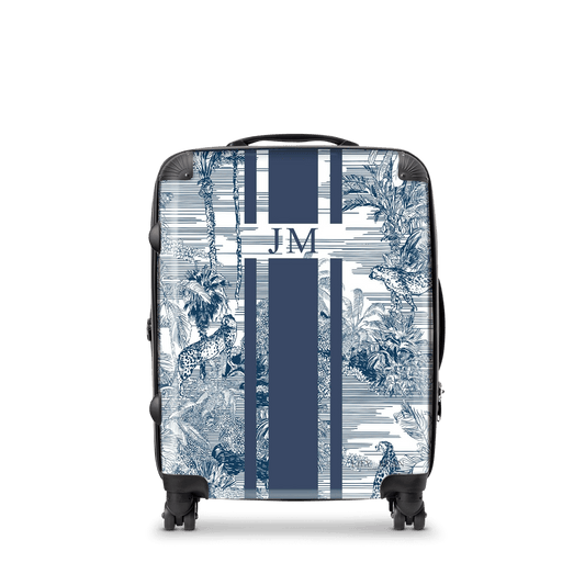 Navy Tropical Luggage_bags