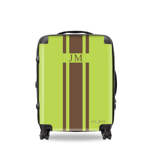 Neon Green Hardshell Luggage_