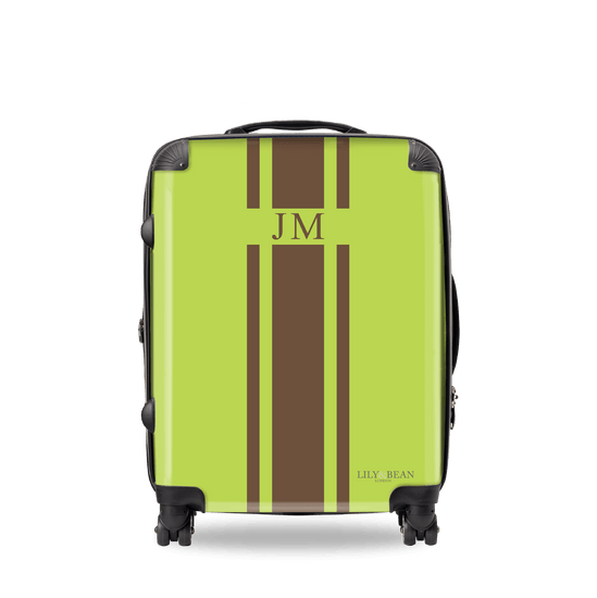 Neon Green Hardshell Luggage_