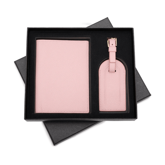 Passport Tag Set - Pale Pink_bags