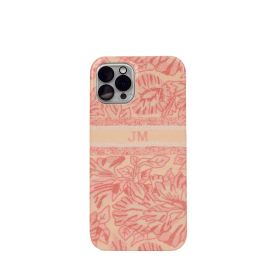 Pink Beaded Phone Case_