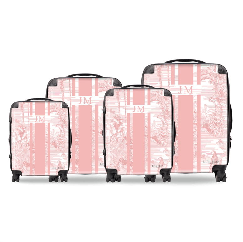 Pink Tropical Luggage_bags