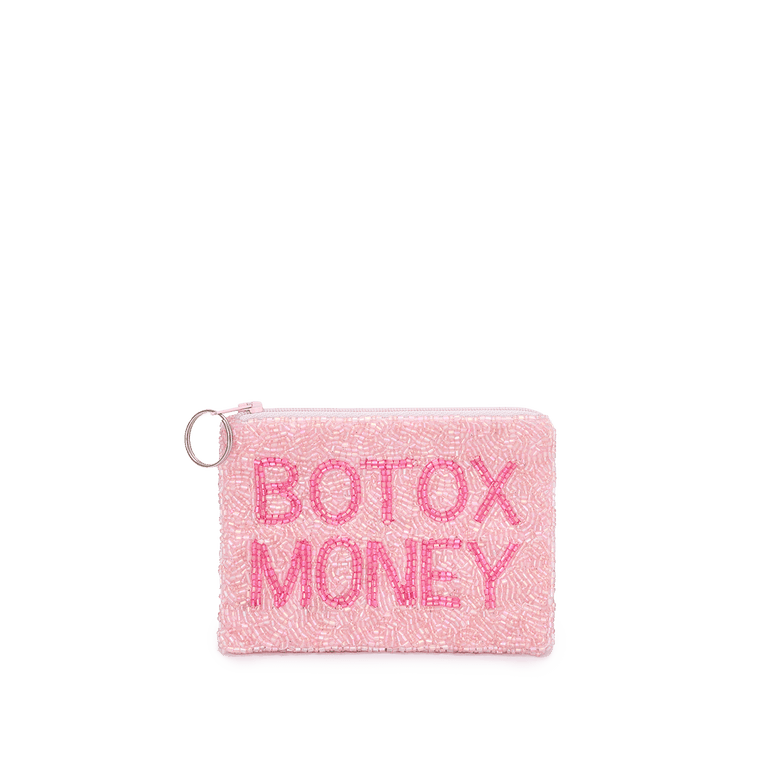 Pinks Botox Money Beaded Purse_bags