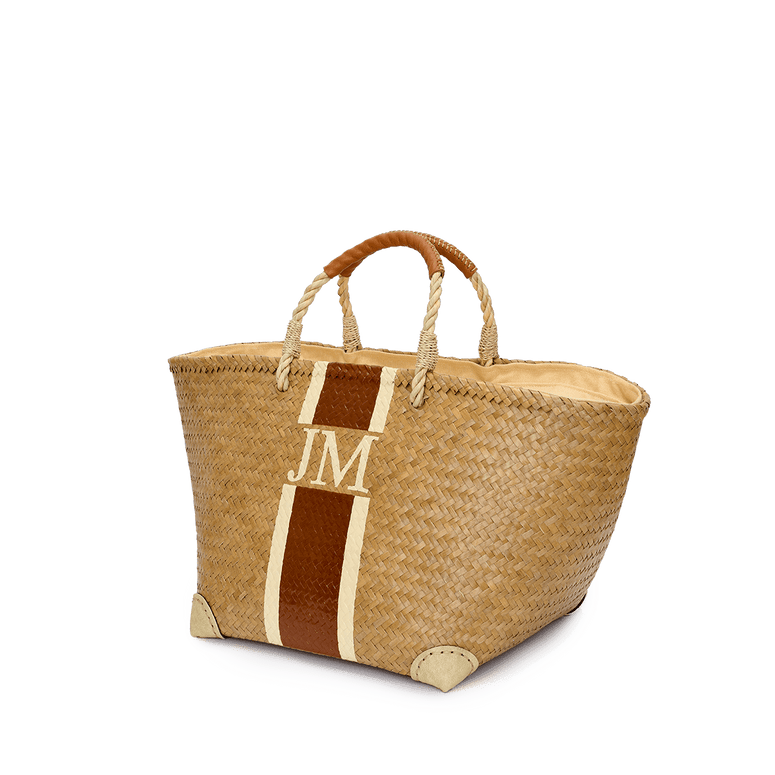 Rope Handled Straw Bag_bags