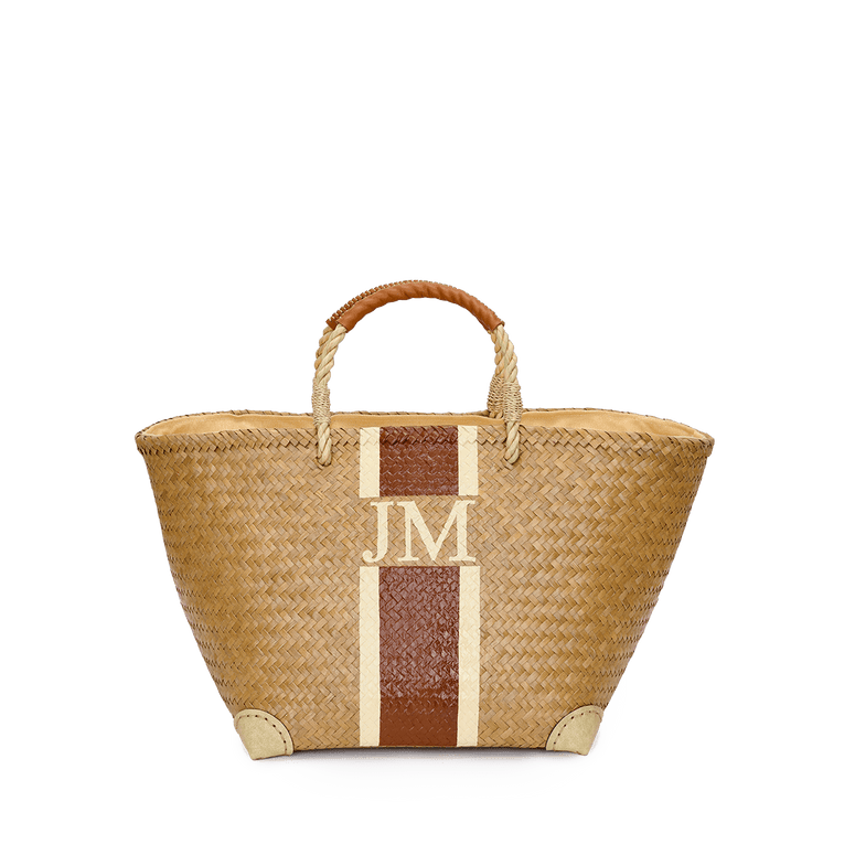 Rope Handled Straw Bag_bags