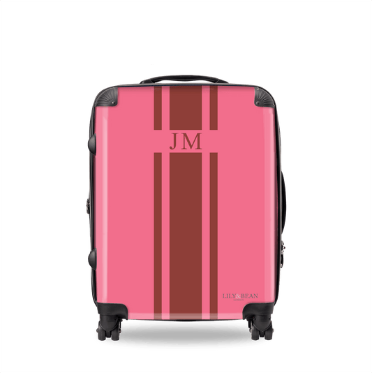 Rose Pink Hardshell Luggage_