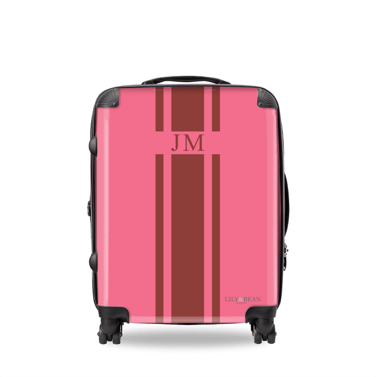 Rose Pink Hardshell Luggage_