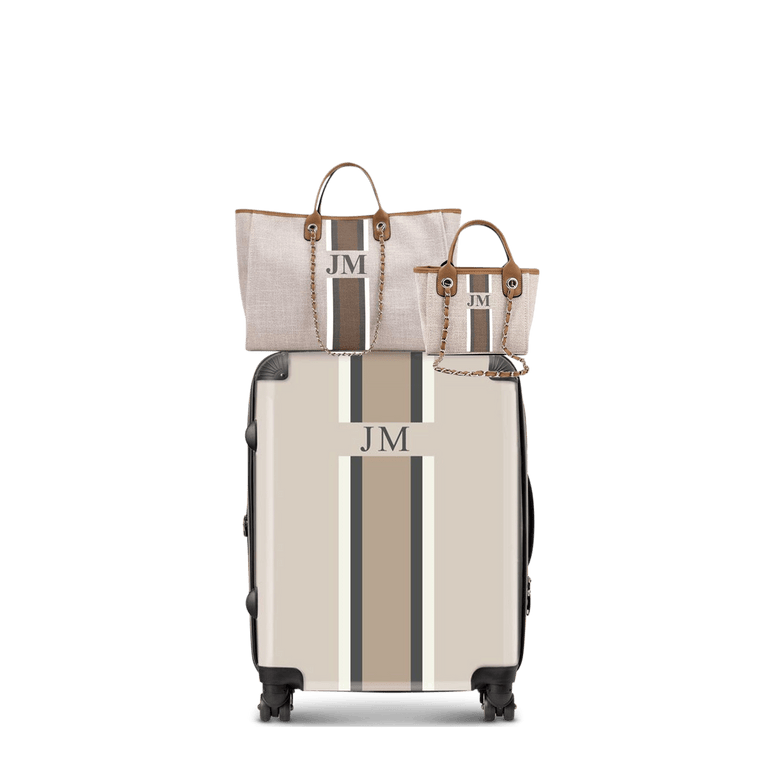 Soft Fawn Trio Luggage Set_bags