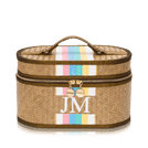 Straw Vanity Case - Rainbow_bags