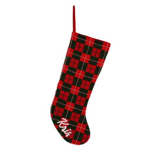 Tartan Christmas Stocking_