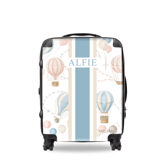 The Air Balloon Blue Luggage_bags