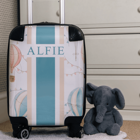 The Air Balloon Blue Luggage_bags