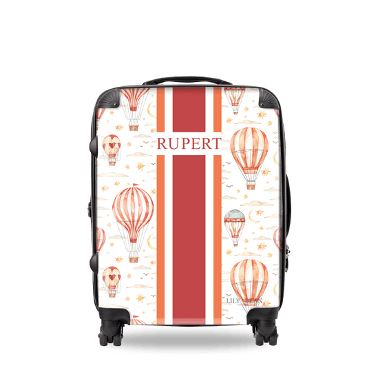 The Air Balloon Red and Orange Luggage_bags