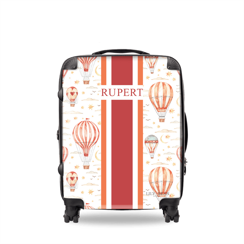 The Air Balloon Red and Orange Luggage_bags