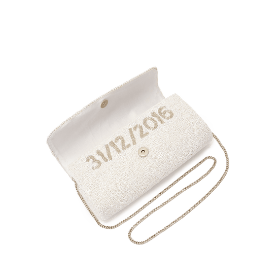 The Bridal Beaded Clutch with Date_bags