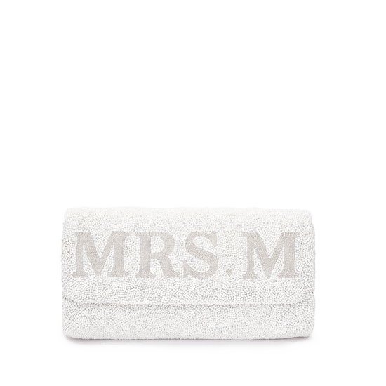 The Bridal Beaded Clutch with Date_bags