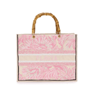 The Juliana Beaded Tote - Tropical Pink_