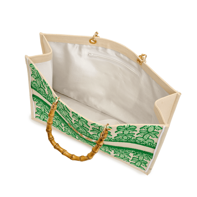 The Juliana Green Cupid Bow Beaded Tote_bags