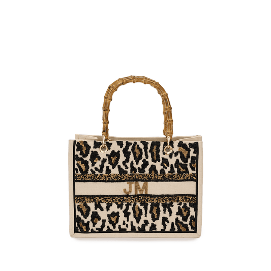 The Juliana Leopard Mini Teenie Beaded Tote_bags