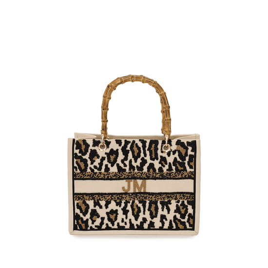 The Juliana Leopard Mini Teenie Beaded Tote_bags