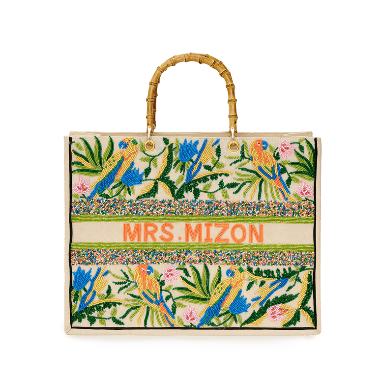 The Juliana Lovebirds Beaded Tote_bags