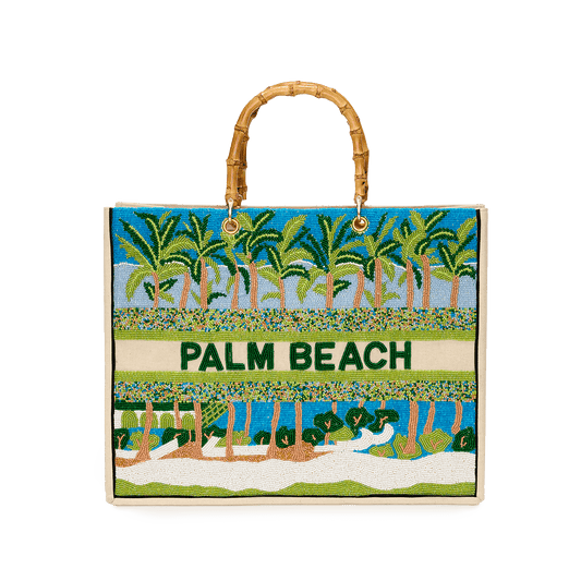 The Juliana Palm Beach Beaded Tote_bags