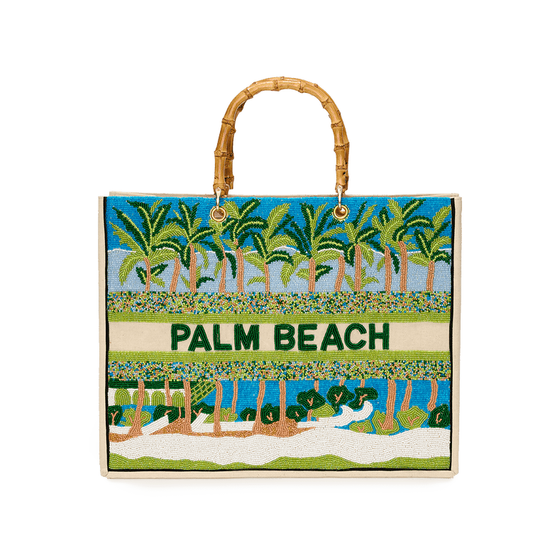 The Juliana Palm Beach Beaded Tote_bags