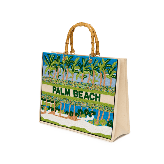 The Juliana Palm Beach Beaded Tote_bags