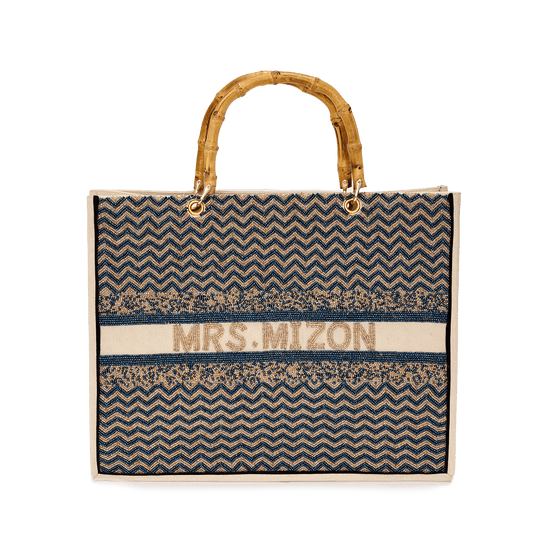 The Juliana Royal Ziggy Beaded Tote_bags