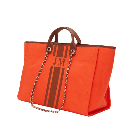 The Lily Burnt Rind Tote and Ultimate Cosmetic Duo_