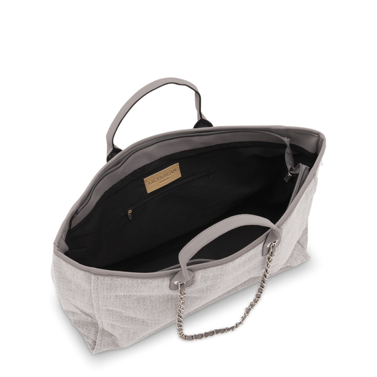 The Lily Canvas Jumbo - French Grey - Design Your Own_bags