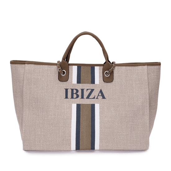 The Lily Canvas Jumbo - Soft Fawn - IBIZA_bags