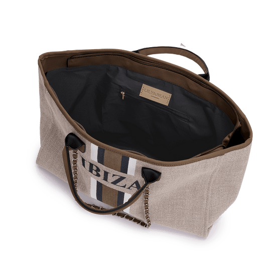 The Lily Canvas Jumbo - Soft Fawn - IBIZA_bags