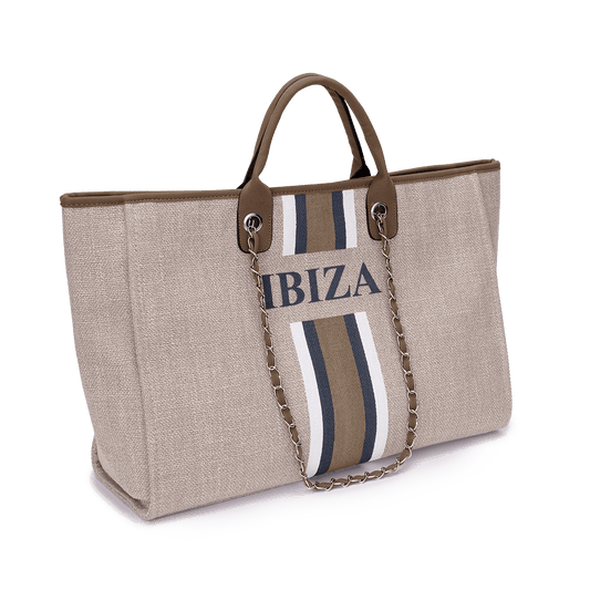 The Lily Canvas Jumbo - Soft Fawn - IBIZA_bags