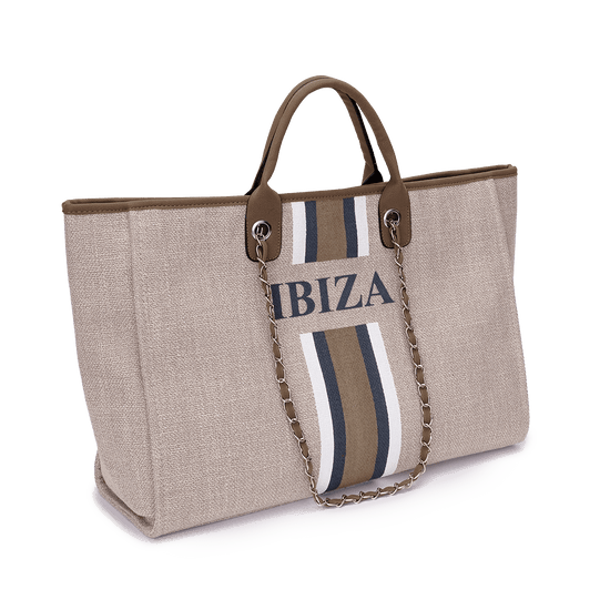 The Lily Canvas Jumbo - Soft Fawn - IBIZA_bags