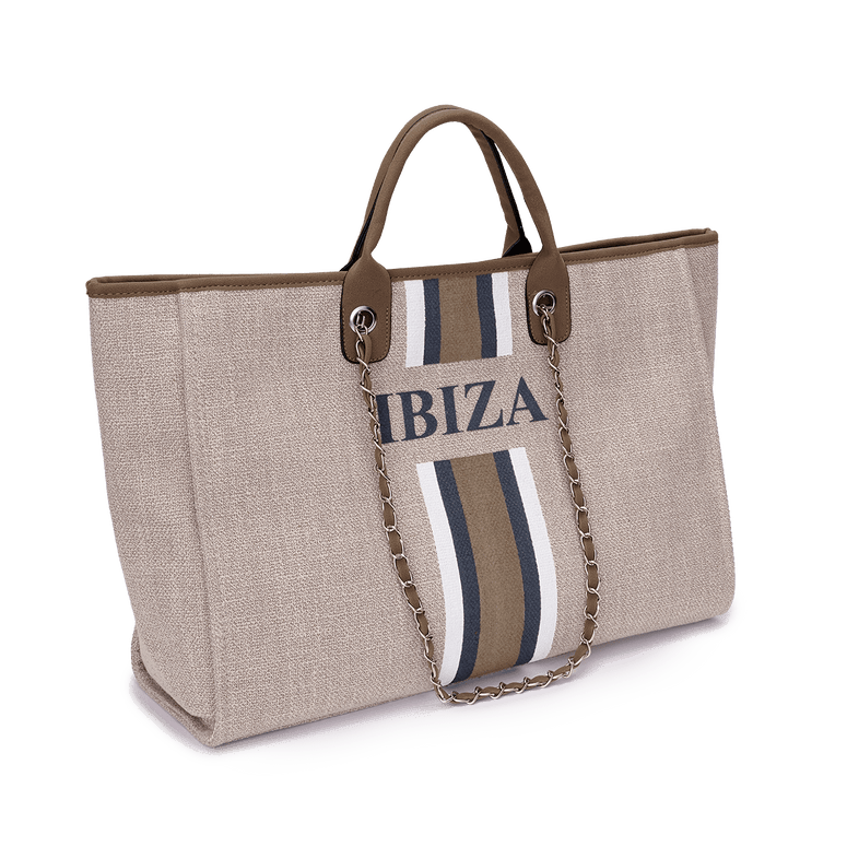 The Lily Canvas Jumbo - Soft Fawn - IBIZA_bags