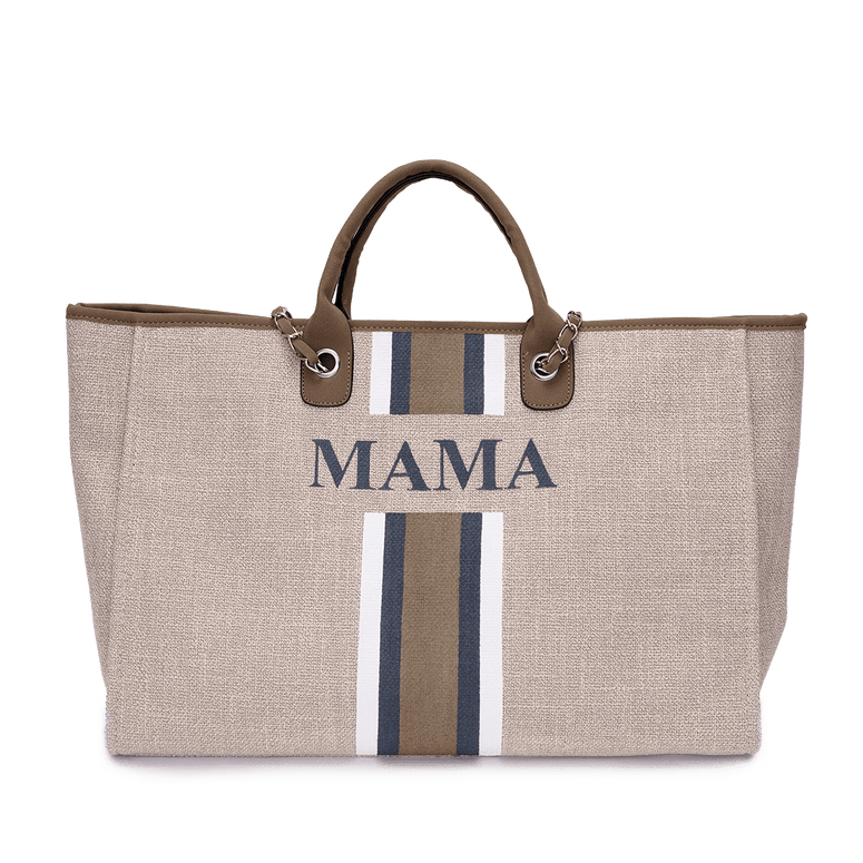 The Lily Canvas Jumbo - Soft Fawn - MAMA_bags