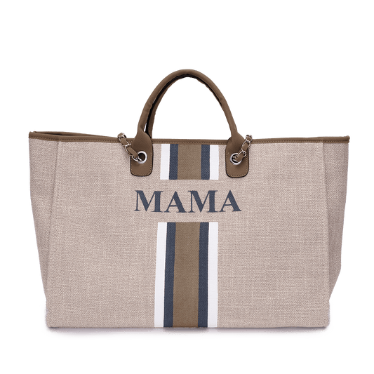 The Lily Canvas Jumbo - Soft Fawn - MAMA_bags