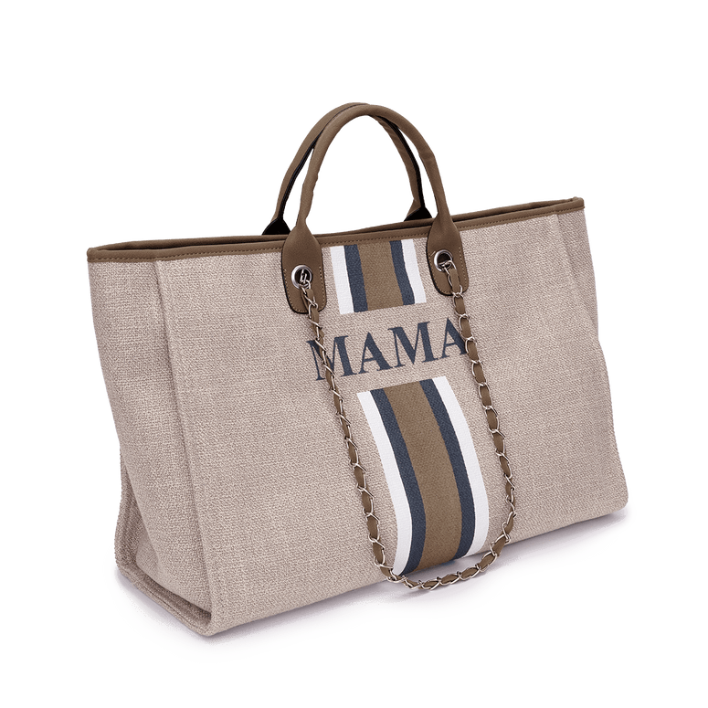 The Lily Canvas Jumbo - Soft Fawn - MAMA_bags